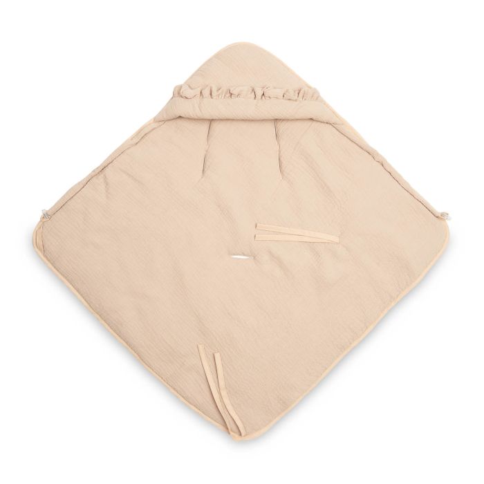 Soojakott vankrisse/turvatool  musliinist  "Natural" 90x90 cm beige