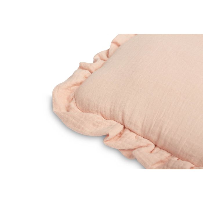 Musliinist beebitekk "Luxury soft" ja padi roosa  