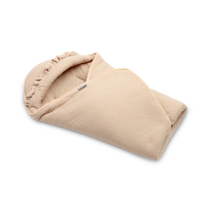 Soojakott vankrisse/turvatool  musliinist  "Natural" 90x90 cm beige