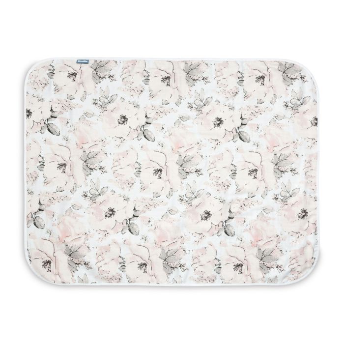 Musliin beebitekk "Light flowers" 80x100 cm 