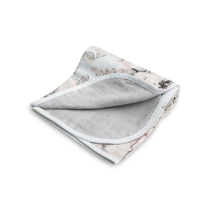 Musliin beebitekk "Light flowers" 80x100 cm 