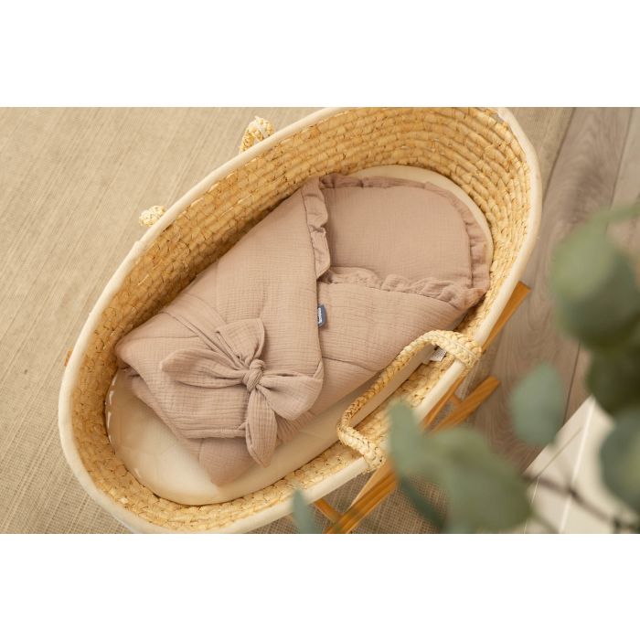 Musliinist ümbriktekk  beebidele "Natural" beige