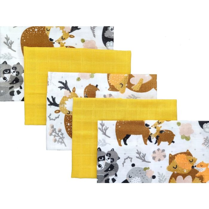 Musliinist lapid "Mini" 5 tk 38x38 cm