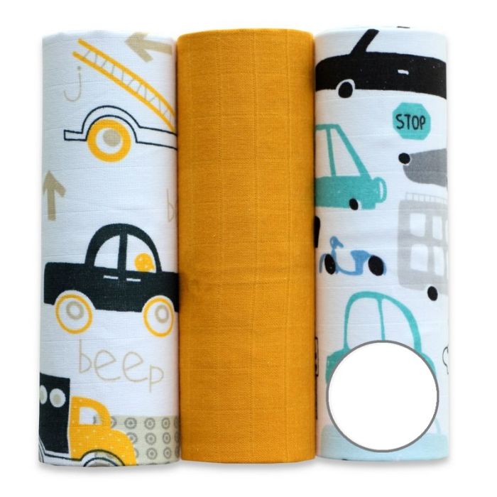 Muslino vystyklų rinkinys kūdikiams "Nr28" 