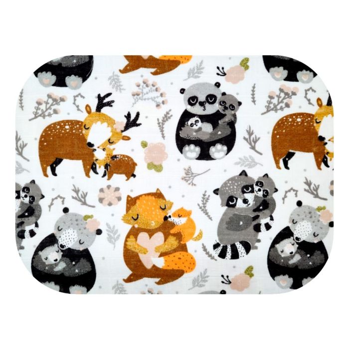 Musliinist lapid imikutele - mähkimislina 120x120cm 1 tk (vali värv))