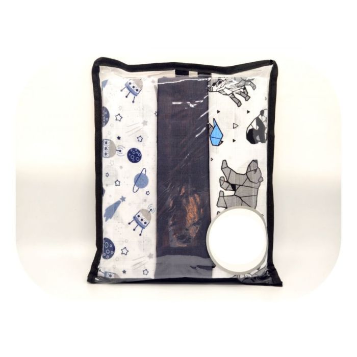 Muslino vystyklų rinkinys kūdikiams