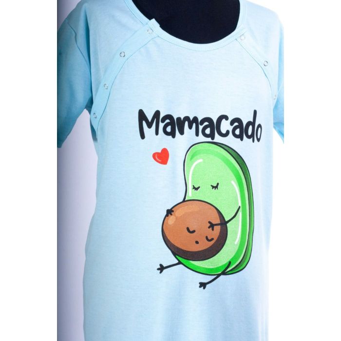 Puuvillane öösärk rasedatele naistele "Mamacado"