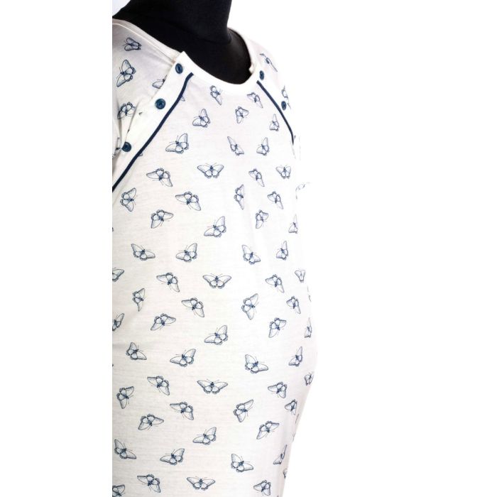 Puuvillane öösärk rasedatele naistele "Butterfly"