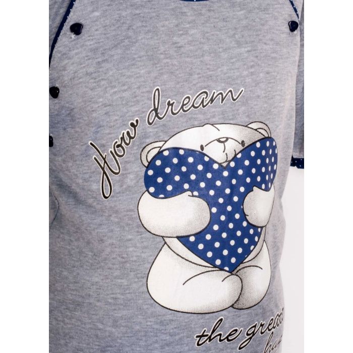 Puuvillane öösärk rasedatele naistele "Teddy"