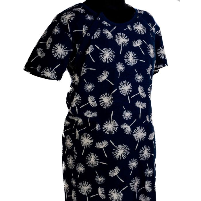 Puuvillane öösärk rasedatele naistele "Dandelions"