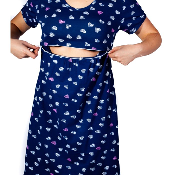 Puuvillane öösärk rasedatele naistele "You R Lovely"