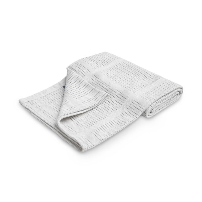 Puuvillane beebitekk "Lulu light grey" 95x95 cm 