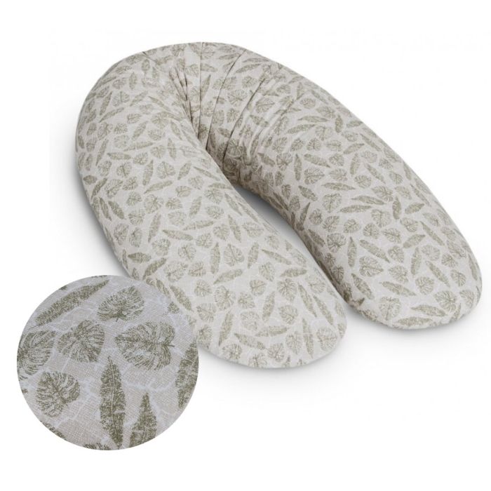 Nuudelpadi - imetamispadi 190 cm "Leaf prints" 