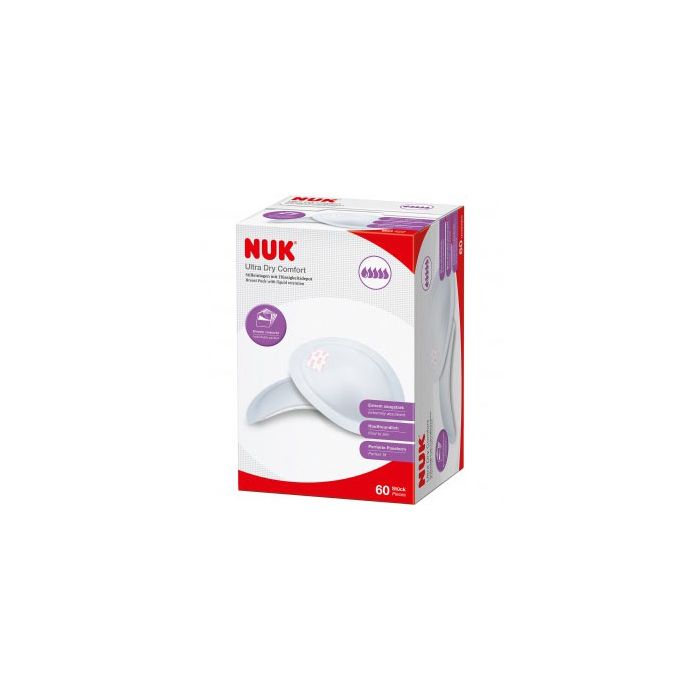 Ühekordsed rinnapadjad NUK Ultra Dry Comfort 60tk