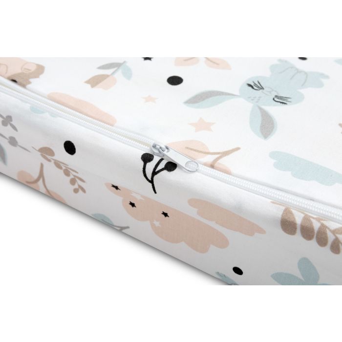 Padjapüür 38x30 cm "Bunny&Hedgehog" (Klin padja jaoks) 