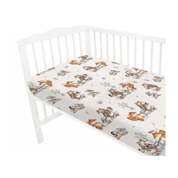 6-osaline vastsündinu komplekti "Beige forest family"