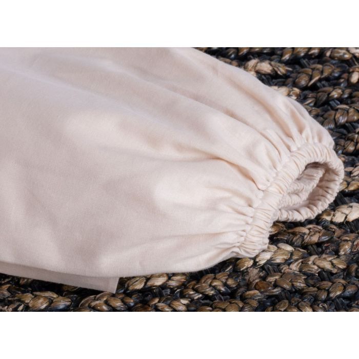 Kummiga voodilina "Latte" 60x120 - puuvil