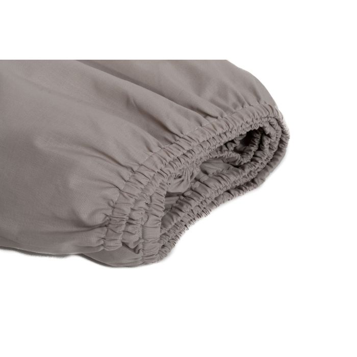 Kummiga voodilina "Gentle grey" 60x120 - puuvil