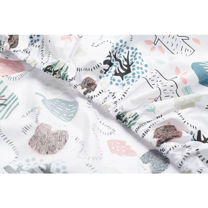 Puuvillane kummiga voodilina 60x120 cm "Archie" 