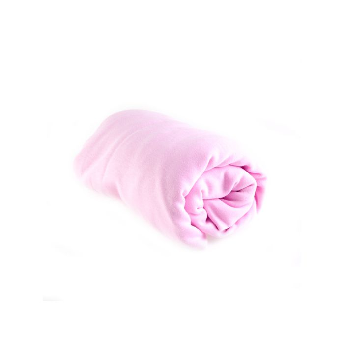 Kummiga voodilina vankrisse 75x35cm, roosa