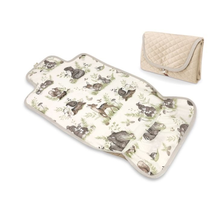 Kaasaskantav mähkimisalus beebidele "Forest nugat" 93 x 50 cm 