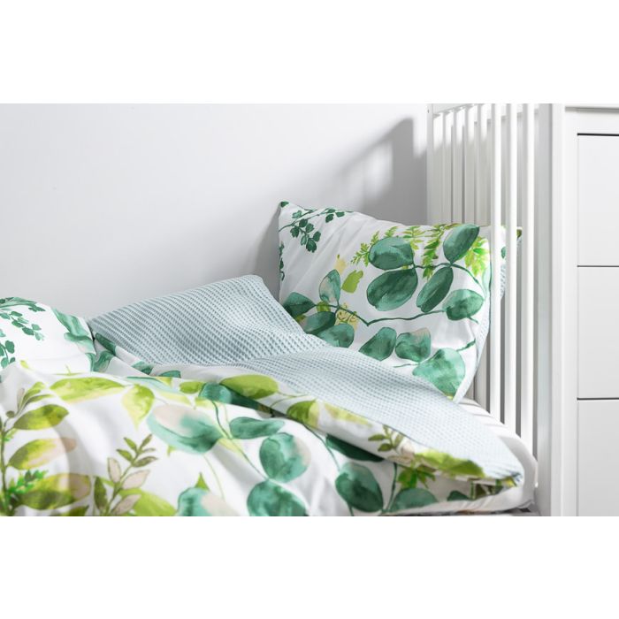 Beebi voodipesu 100x135 "Waffle in green" 