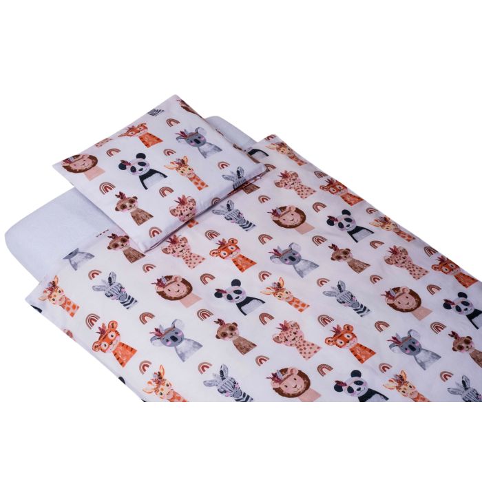 Voodipesu beebidele 135x100 "Let's smile" 