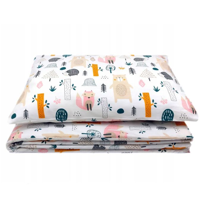 Voodipesu beebidele 135x100 "Fox&Bear" 