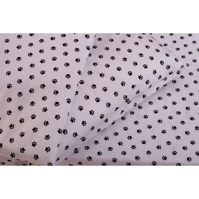 Beebi voodipesu 100x135 "Paws" valge