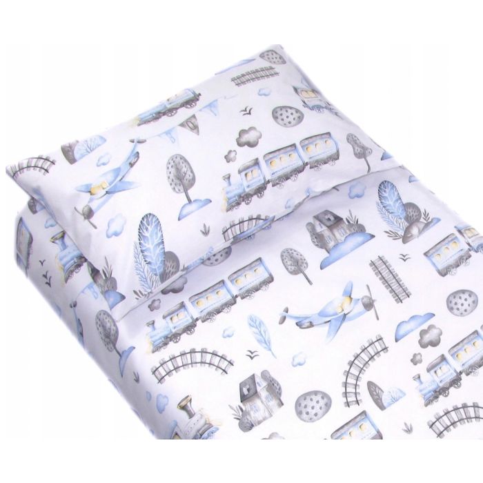 Beebi voodipesukomplektid  100x135 "Trains"  