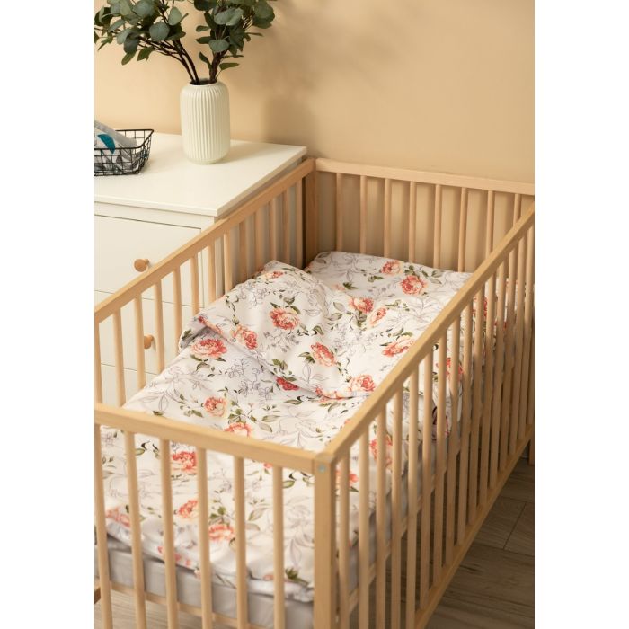 Voodipesu beebidele 135x100 "Magic garden" + voodilinad 120x60 