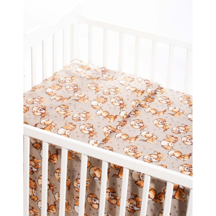 Voodipesu beebidele 135x100 "Puppy"  