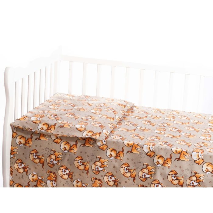 Voodipesu beebidele 135x100 "Puppy"  