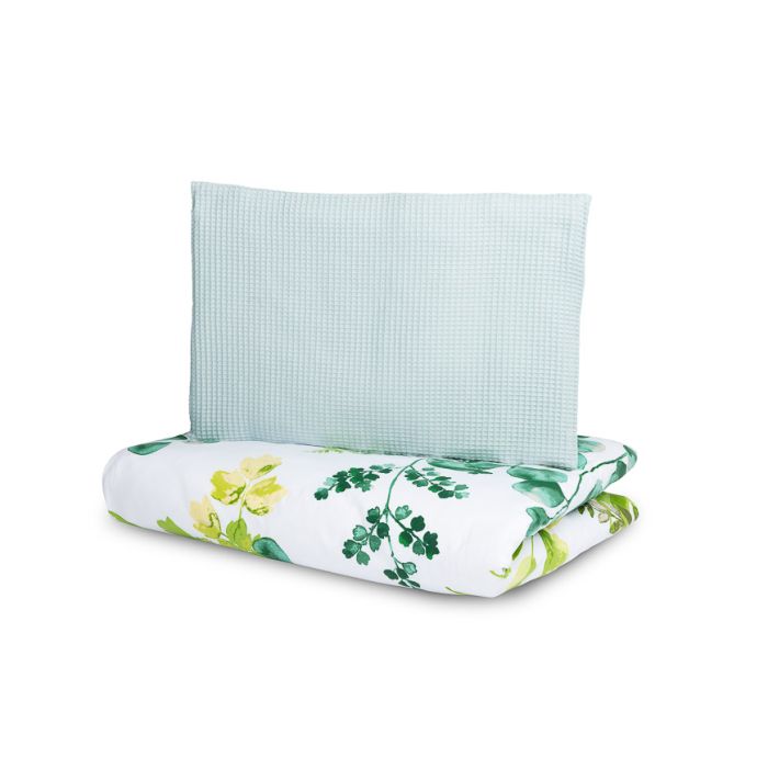 Beebi voodipesu 100x135 "Waffle in green" 