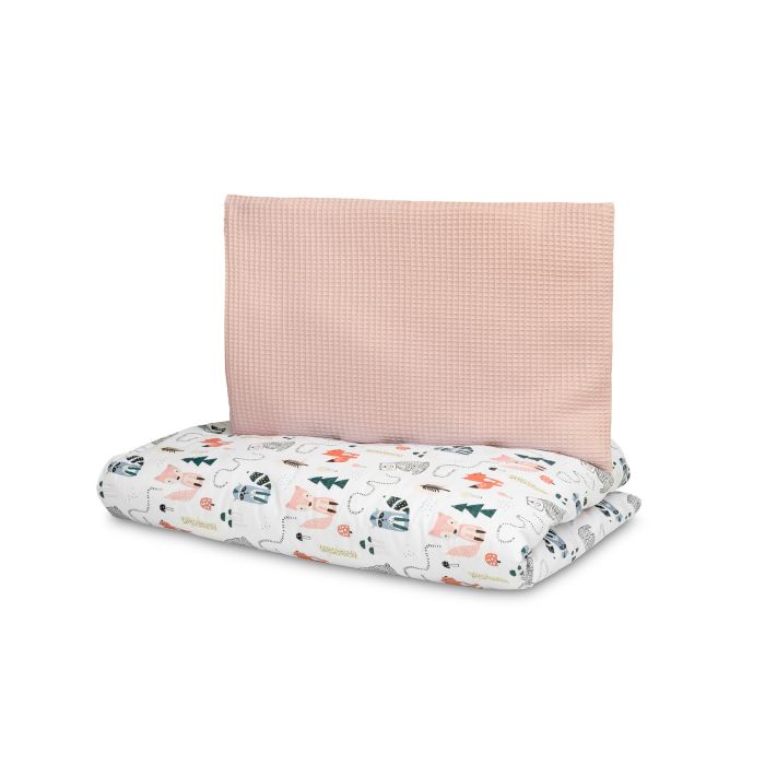 Beebi voodipesu 100x135 "Waffle with fox" 