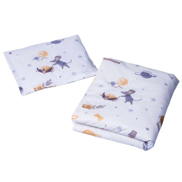 Võrevoodi voodipesukomplekt  80x70cm "The starlight mouse" 