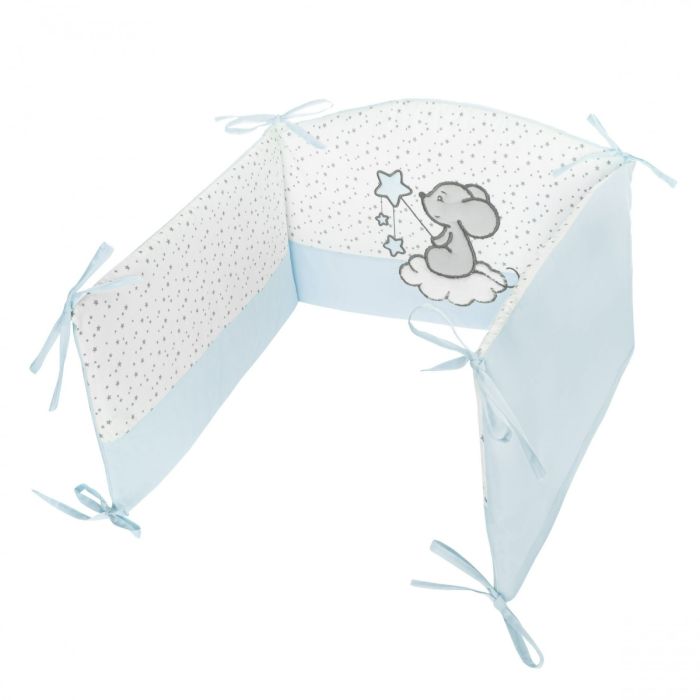 Beebi voodipesu ja voodipehmendus "Blue stars"