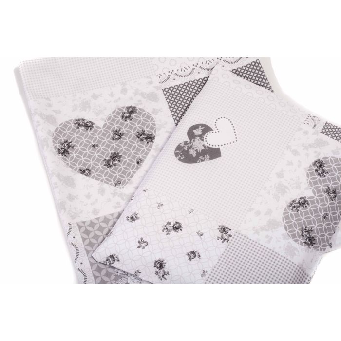 Hälli voodipesu 80x70cm "White hearts"