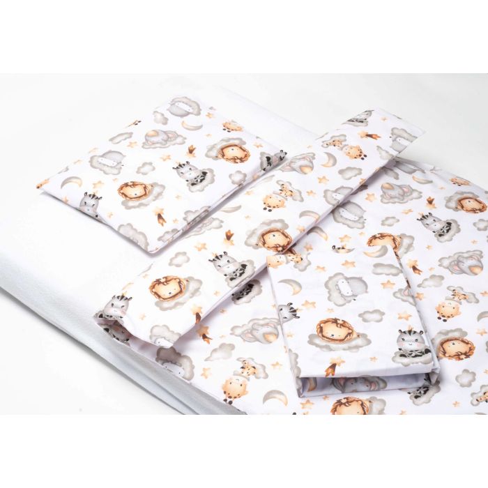 Voodipesu beebidele 135x100  "Keep dreaming white"