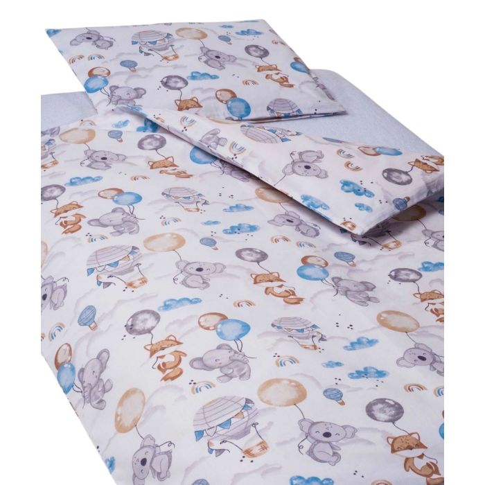 Võrevoodi voodipesukomplekt  80x70cm "Over the rainbow" 