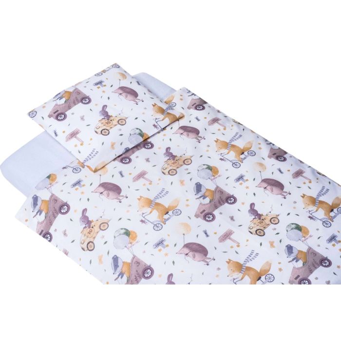 Voodipesu beebidele 135x100 "The racers" 