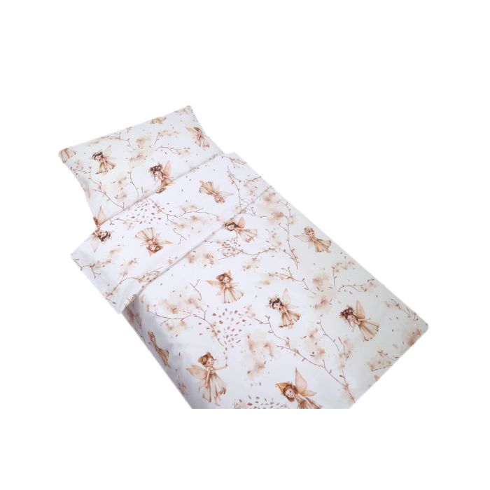 Voodipesu beebidele 135x100 "Fairies brown" 