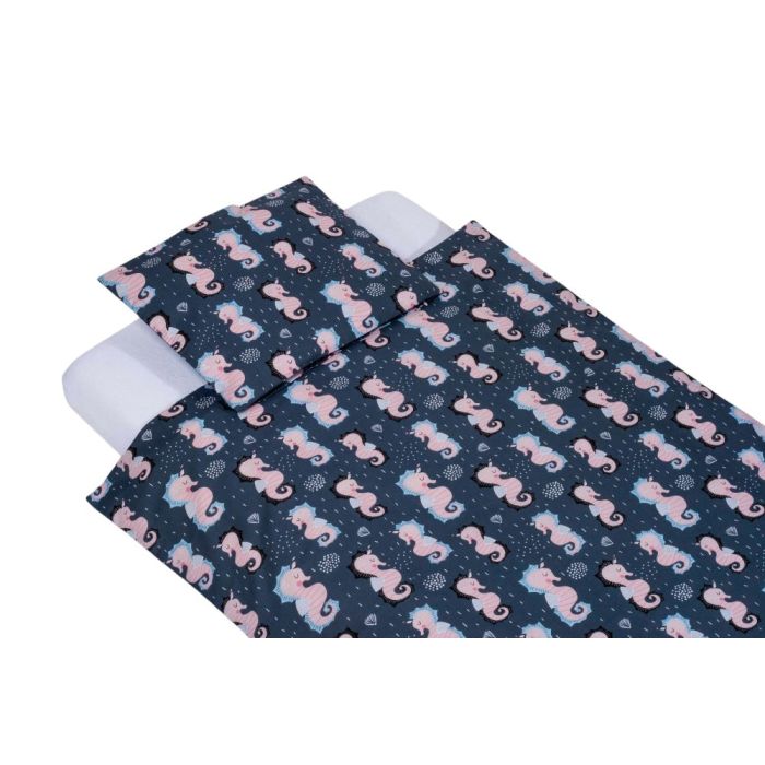 Võrevoodi voodipesukomplekt  80x70cm "SEAHORSE" 