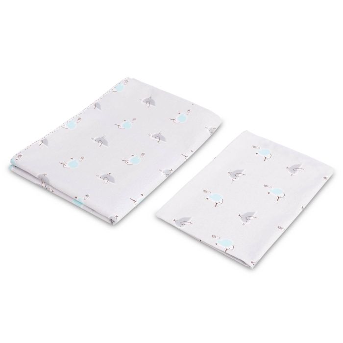 Voodipesu beebidele 135x100 "Dots&Birds"   