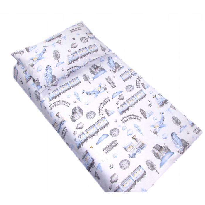 Beebi voodipesukomplektid  100x135 "Trains"  