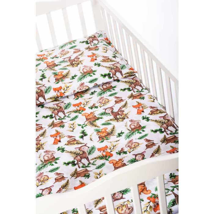 Beebi voodipesu komplektid 135x100 "Forest family"