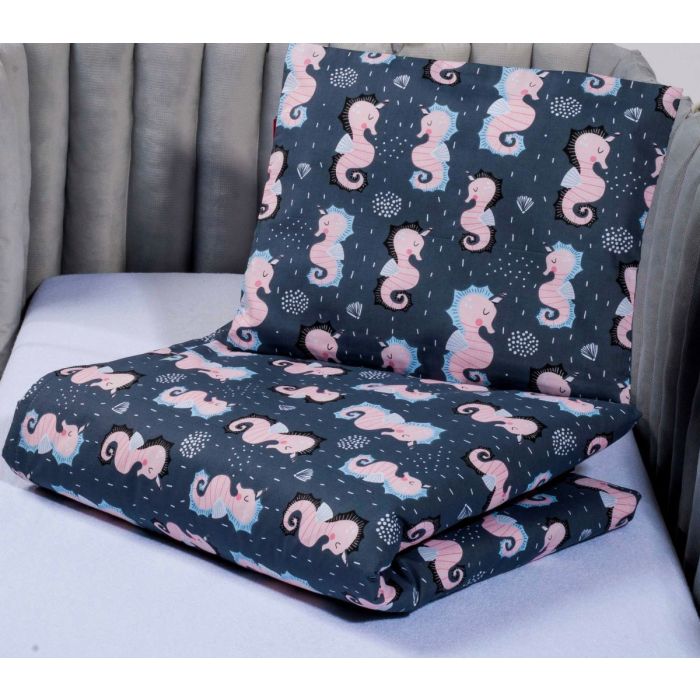 Võrevoodi voodipesukomplekt  80x70cm "SEAHORSE" 