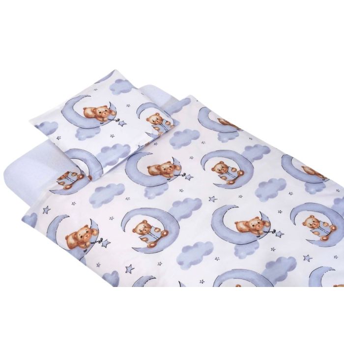 Võrevoodi voodipesukomplekt  80x70cm "Lunar Bear" 