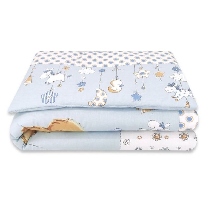 Voodipesu beebidele 135x100 "Miki in blue" 