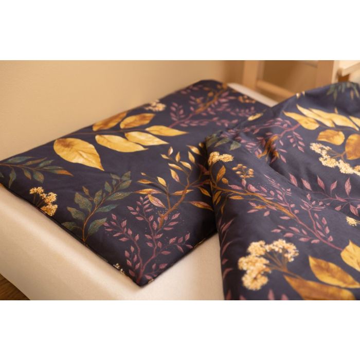 Voodipesu beebidele 135x100 "Burgundy floral" 